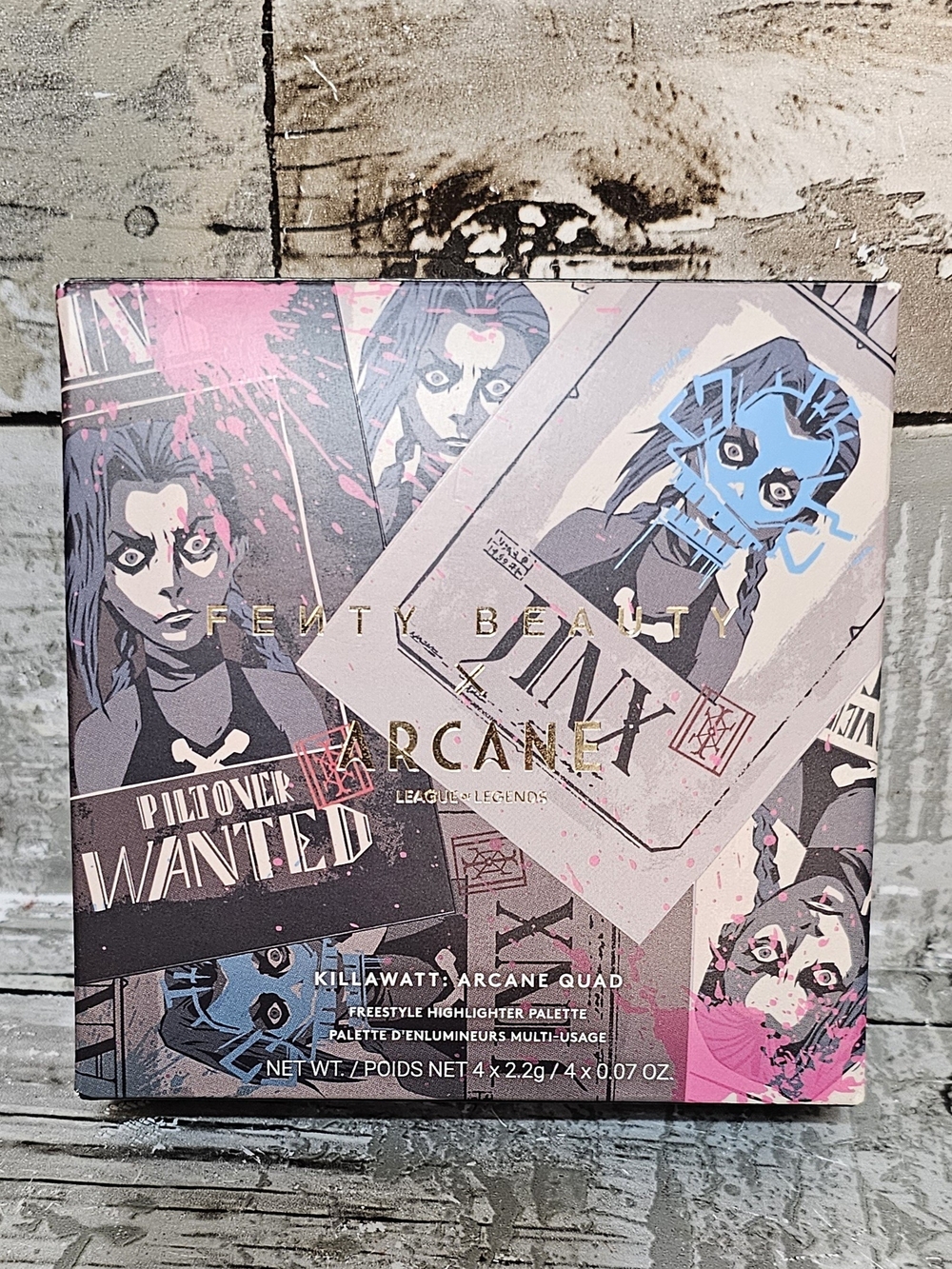 Fenty Beauty x Arcane Killawatt Arcane Quad Highlighter Palette - Pink & Blue